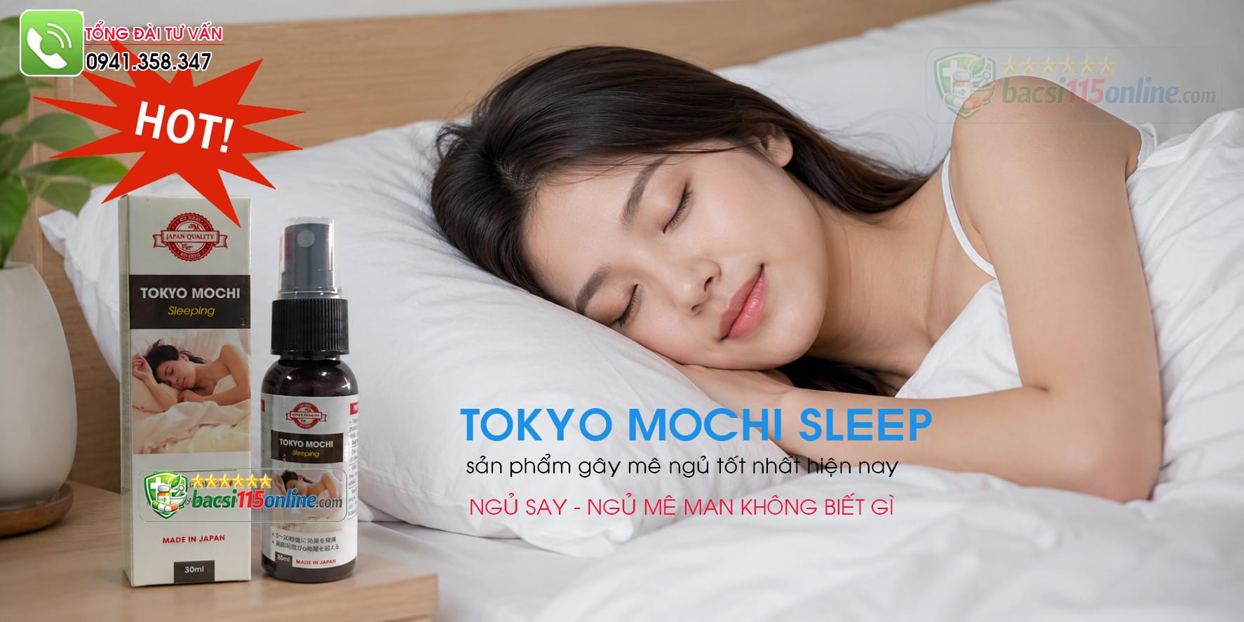 Tokyo mochi sleep sản phẩm gây mê cao cấp
