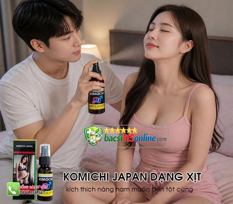 Kimochi japan dạng xịt bí quyết đưa nàng lên đỉnh