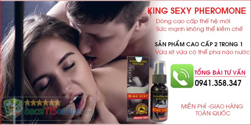 Nước hoa kích dục 2 trong 1 king sexy pheromone cao câp cực mạnh